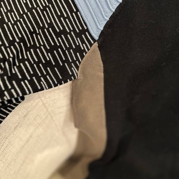 JONATHAN SIMKHAI Light and Dark Blue Apres-Ski Sweater - Size M - Picture 10 of 15